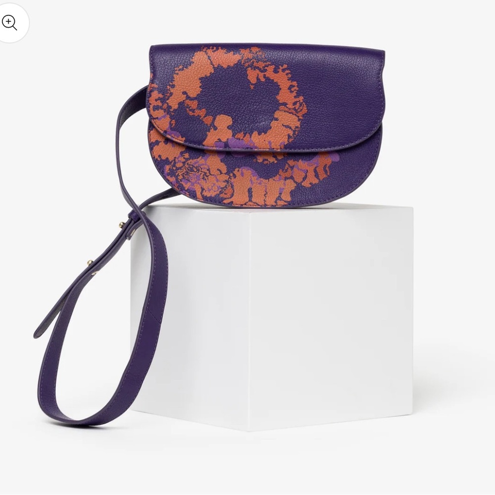 Moore by Akila Moore ORCHIDS AND DRAGONS BELT BAG